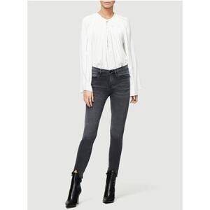 NWT Frame Le Skinny De Jeanne Crop Double Triangle Raw Hem in Tull // 24